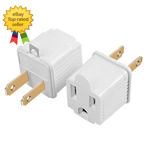 Grounded adapter prong to - grounded,