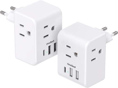Pack european travel plug - european,