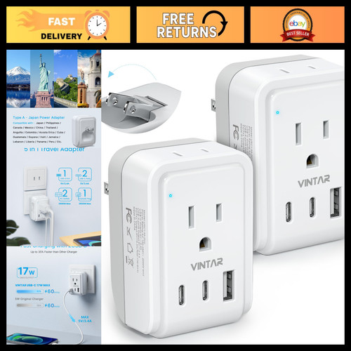 Universal travel plug adapter - universal,