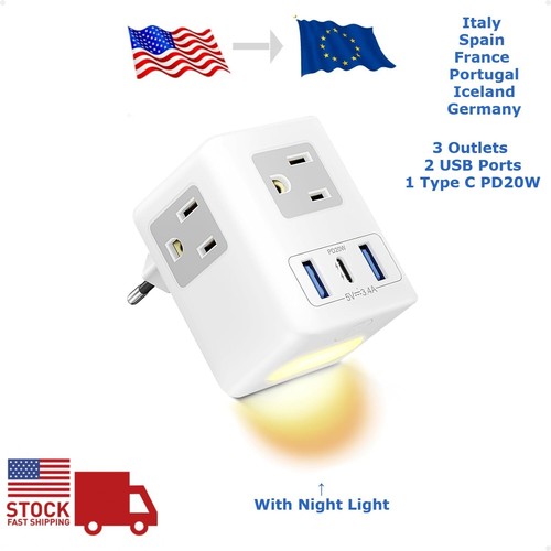 European plug adapter travel - plug,