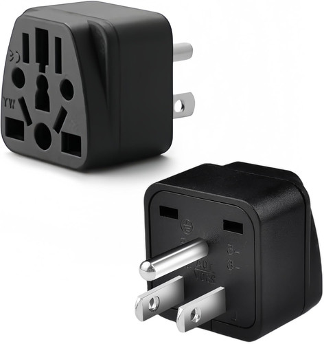 Pack travel plug - 2, us