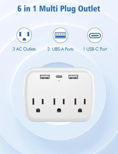 Multi plug wall - wall, adapter