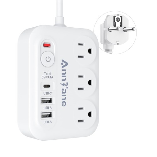 European travel plug adapter - plug,