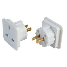 2 Pack UK Travel Mains Plug