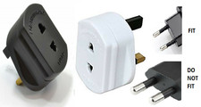 2 Pin To 3 Fused Adaptor UK