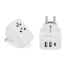 UK to EU Travel Adapter, UK to