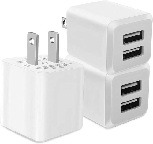 Pack usb wall charger - 3-, pack,