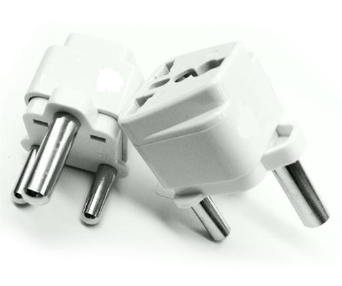 Grounded universal travel plug - grounded,