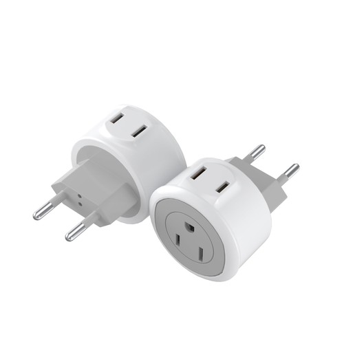 Pack european travel plug - 2,