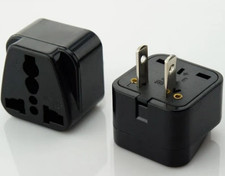 2 X UK to US Travel Adaptor