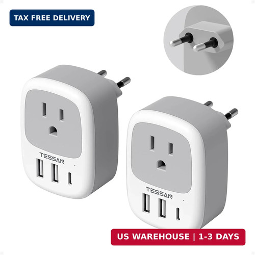 Pack european travel plug - 2,