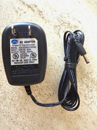 700ma adapter power - 6v,