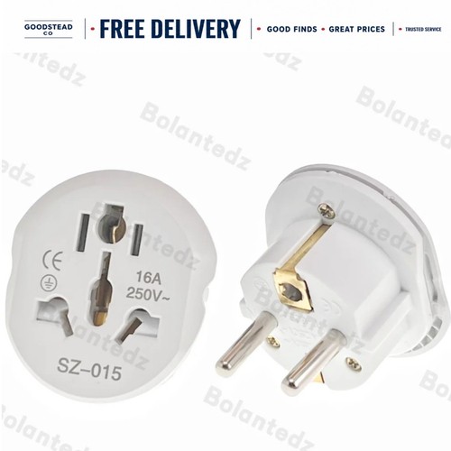 Plug adapter 16a 250v - eu,