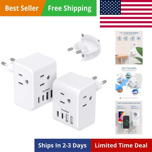 Pack european travel plug - 2,