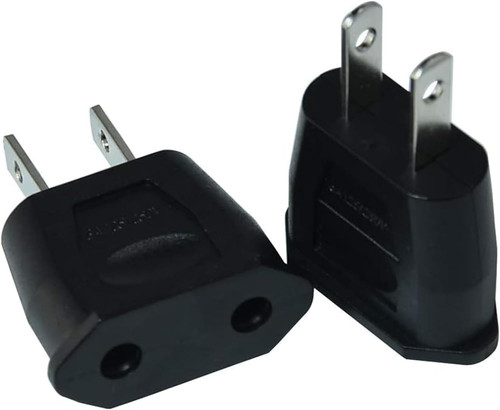 2pcs black socket plug - socket, adapter