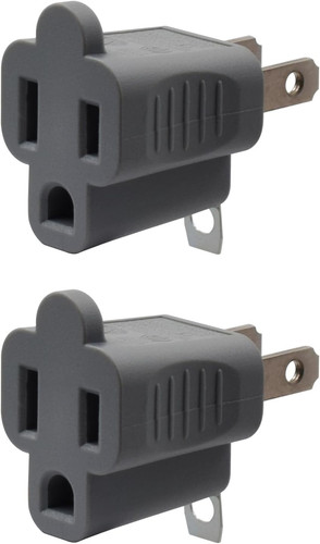 Prong adapter 2 pack - 3, adapter,