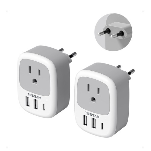 Pack european travel plug - 2,