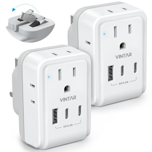 Pack uk plug adapter - 2,
