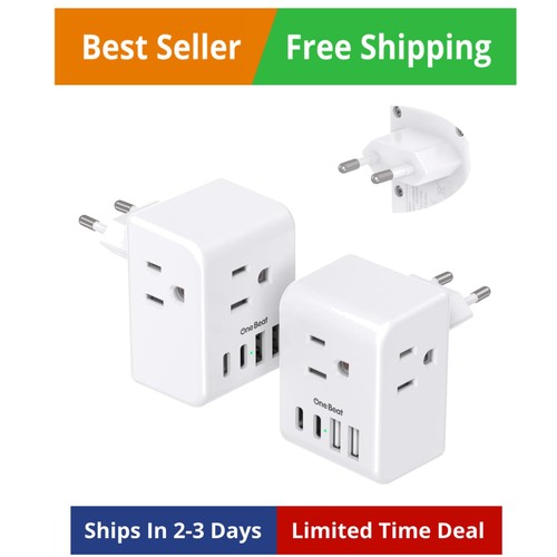 Pack european travel plug - european,