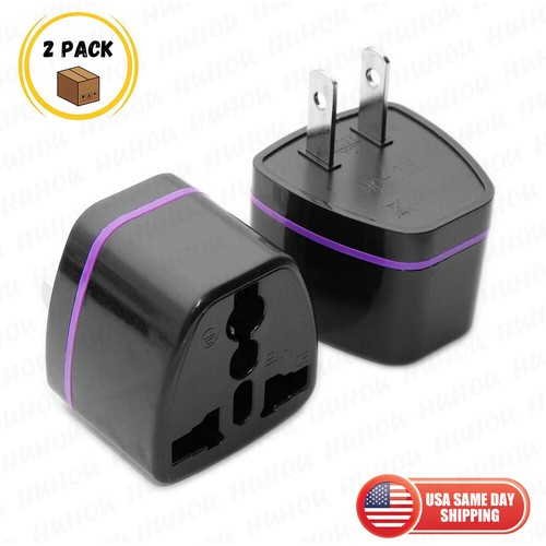 2pc universal travel plug - ac,