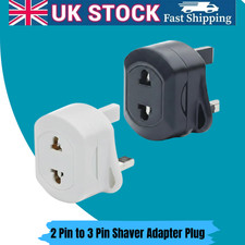 2 Pin to 3 Pin Shaver Adapter