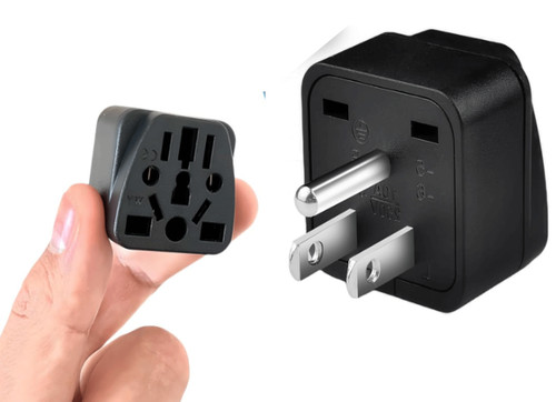 Pack travel plug adapter - 2, us